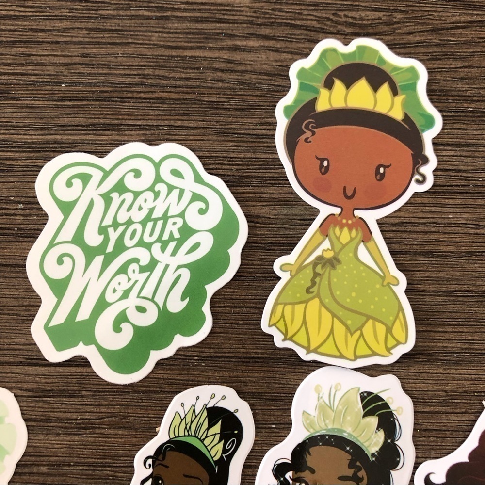 Disney Sticker pack: Tiana, Moana, and Pocahontas - Picture 2 of 4